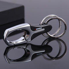 Metal Car Keychain Business Waist Hanging Keychain Gentleman Keyring