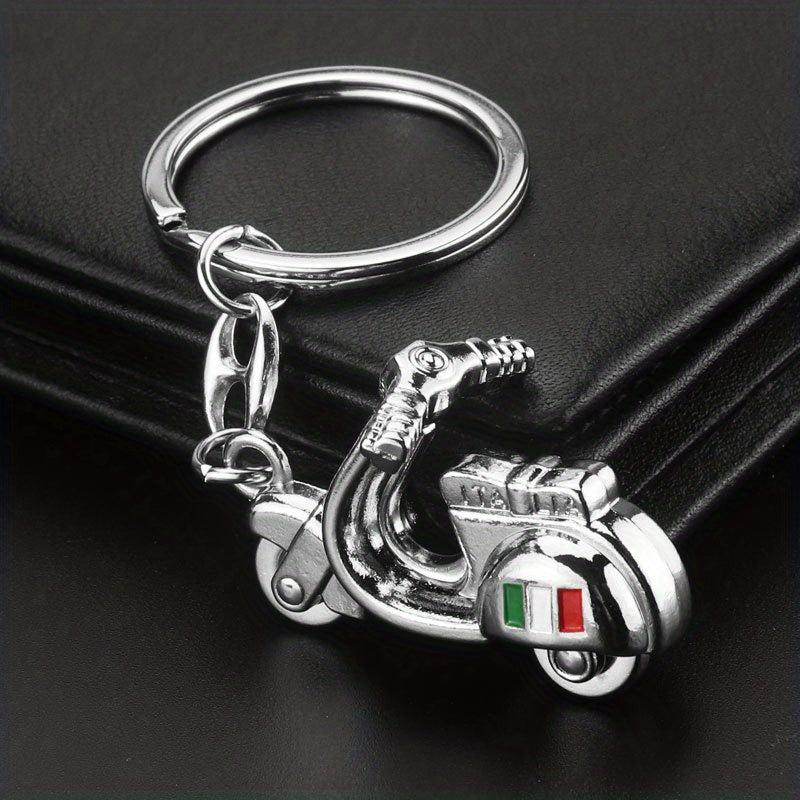 Mini Motocycle Car Key Holder With Key Ring Metal 3D Motocyle Model Key Chains