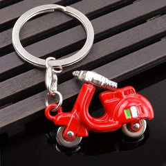 Mini Motocycle Car Key Holder With Key Ring Metal 3D Motocyle Model Key Chains