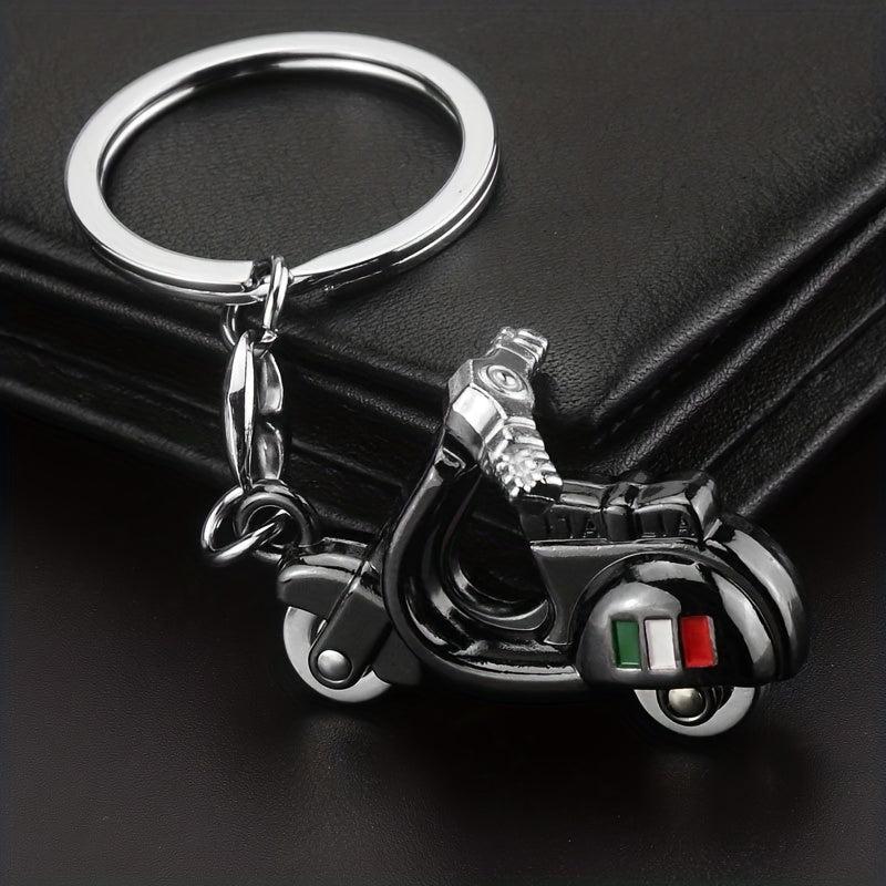 Mini Motocycle Car Key Holder With Key Ring Metal 3D Motocyle Model Key Chains