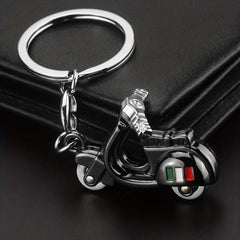 Mini Motocycle Car Key Holder With Key Ring Metal 3D Motocyle Model Key Chains