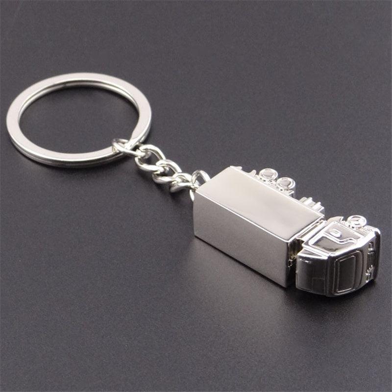 Ring Keyfob Keychain Gift Truck Lorry Car Lovely Keyrings