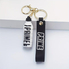 Soft Plastic Drink Bottle Doll Key Chain Car Decoration Gift