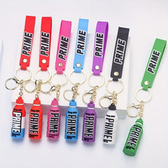 Soft Plastic Drink Bottle Doll Key Chain Car Decoration Gift