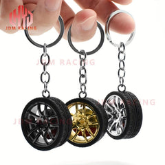 Hot RIM Car Wheel Hub Keychain Key Ring Brake Discs Tire Auto Key Chain