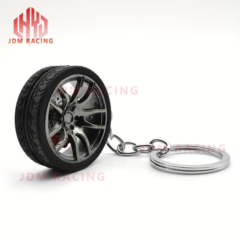 Hot RIM Car Wheel Hub Keychain Key Ring Brake Discs Tire Auto Key Chain