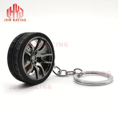Hot RIM Car Wheel Hub Keychain Key Ring Brake Discs Tire Auto Key Chain