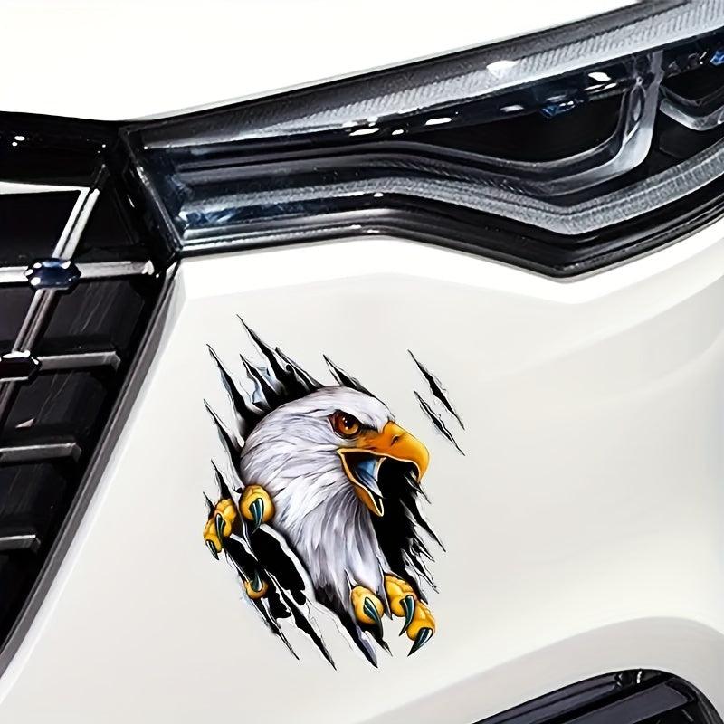 3D Cartoon Motorcycle Sticker Vinyl Car Body Decoration Eagle Car Sticker Decals