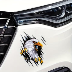 3D Cartoon Motorcycle Sticker Vinyl Car Body Decoration Eagle Car Sticker Decals