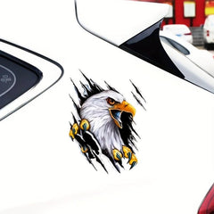 3D Cartoon Motorcycle Sticker Vinyl Car Body Decoration Eagle Car Sticker Decals