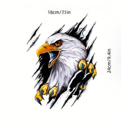 3D Cartoon Motorcycle Sticker Vinyl Car Body Decoration Eagle Car Sticker Decals