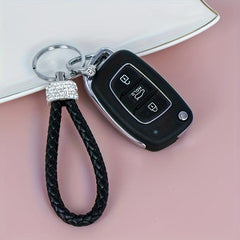 Crystal Inlaid Rhinestone Car Keychain Women's Key Buckle