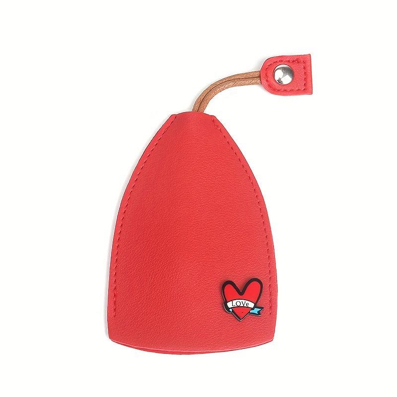 Faux Leather Key Bag Unisex Keychain Pouch Car Key Holder Case