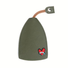 Faux Leather Key Bag Unisex Keychain Pouch Car Key Holder Case