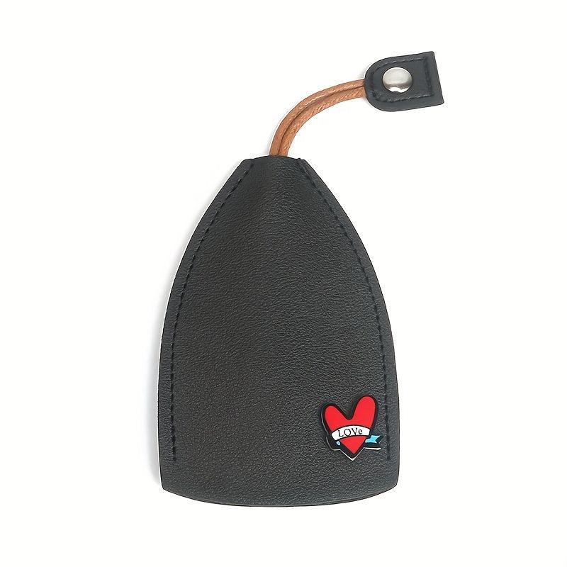 Faux Leather Key Bag Unisex Keychain Pouch Car Key Holder Case