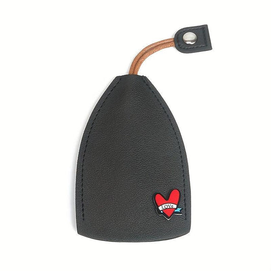Faux Leather Key Bag Unisex Keychain Pouch Car Key Holder Case