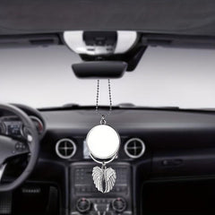Angel Wings Keychain Car Ornament Aluminum Sheet Metal Keychain Pendant