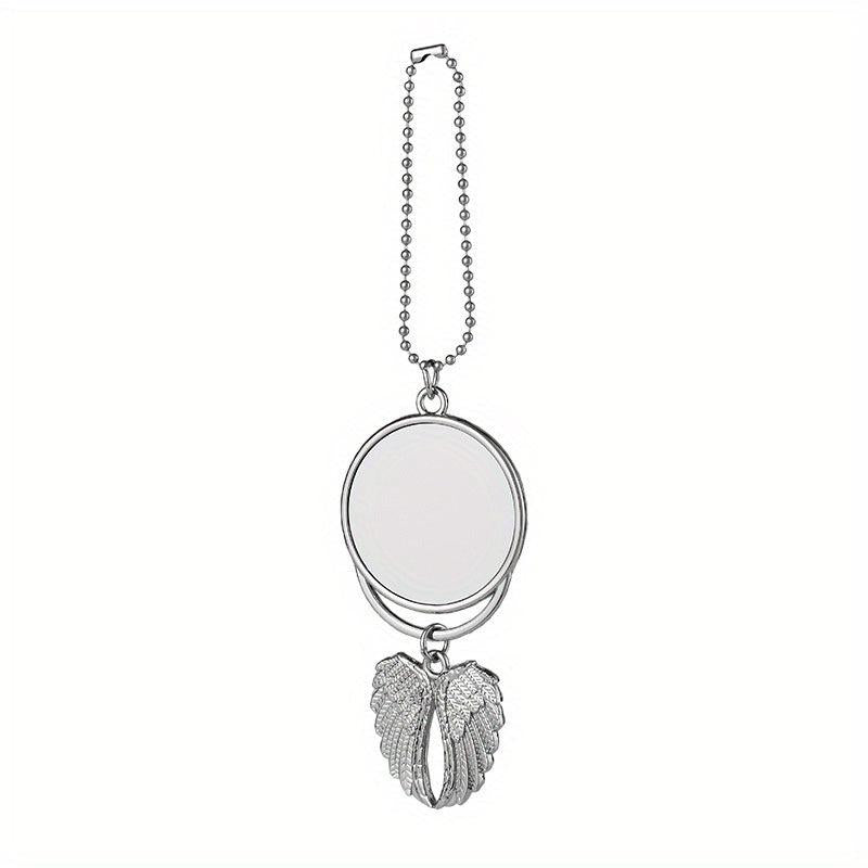 Angel Wings Keychain Car Ornament Aluminum Sheet Metal Keychain Pendant