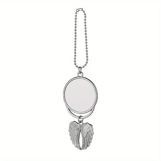 Angel Wings Keychain Car Ornament Aluminum Sheet Metal Keychain Pendant