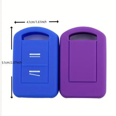 2 Buttons Silicone Car Key Cover for Vauxhall Opel