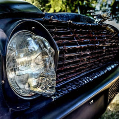Skull Car Lampshade Halloween High Beam Decoration