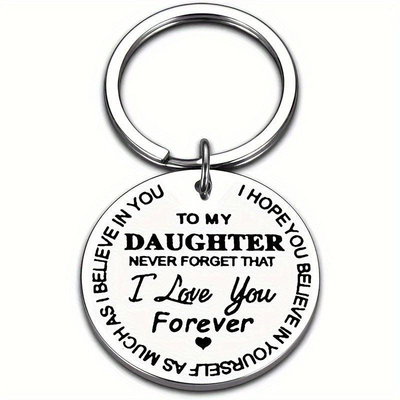 TO MY SON DAUGHTER Stainless Steel Car Key Chain Gift