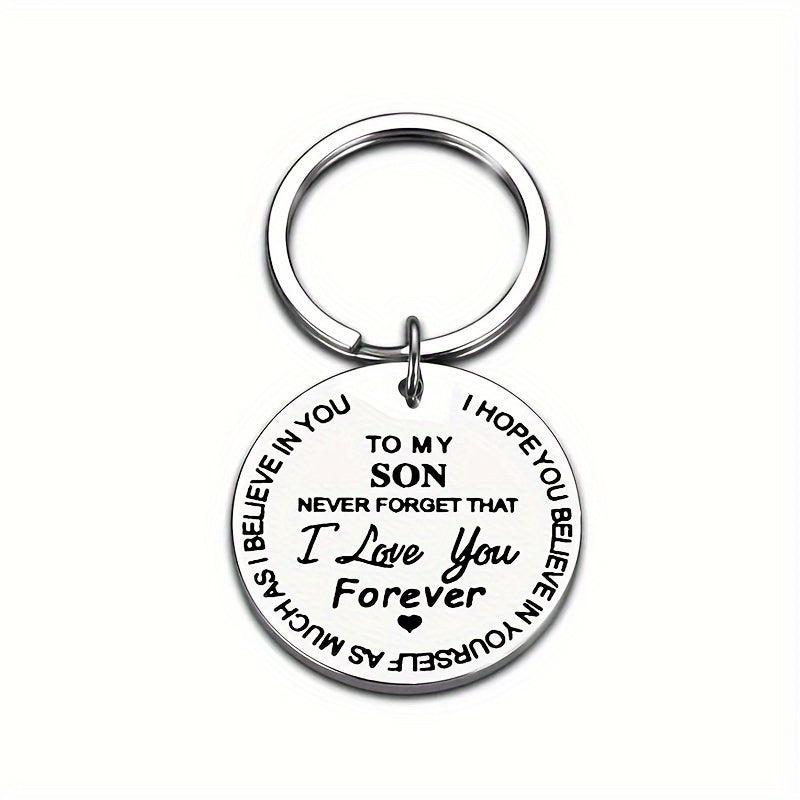 TO MY SON DAUGHTER Stainless Steel Car Key Chain Gift
