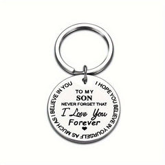TO MY SON DAUGHTER Stainless Steel Car Key Chain Gift