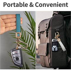 Microfiber Leather Car Keychain Universal Car Key Fob Keychain Holder
