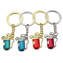 Mini 3D Golf Club Barrel Keychain - Car Keychain Gift