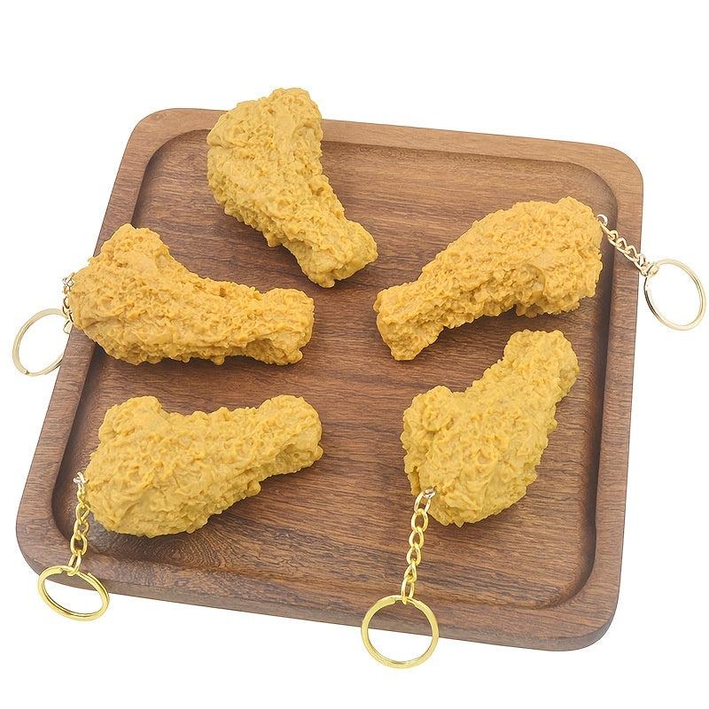 Funny Fried Chicken Car Keychain Add Some Fun to Your Keys