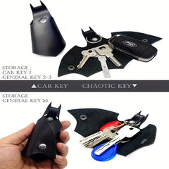 Bat Shaped Car Key Bag Home Key Shell Universal Key Chain Pendant