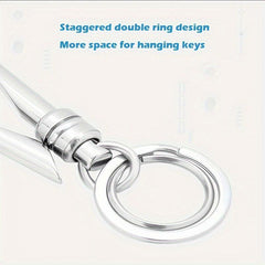 Men's Double Ring Car Key Chain