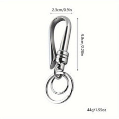 Men's Double Ring Car Key Chain