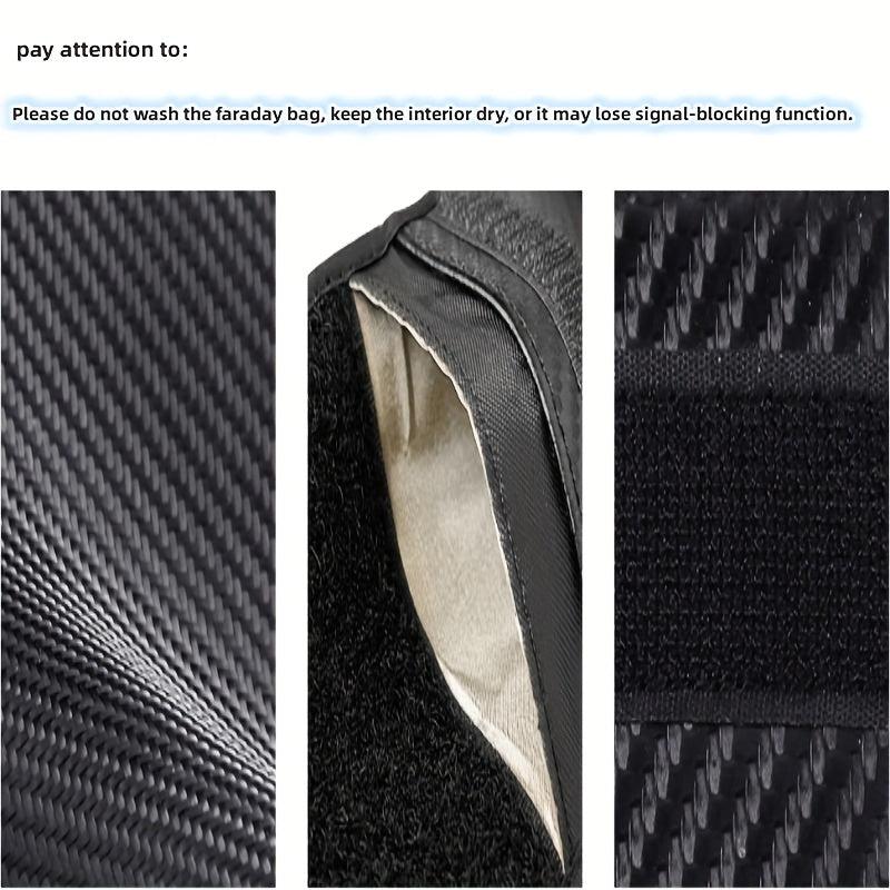 Signal Blocking Key Fob Protector Anti Theft Pouch