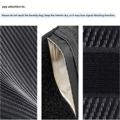 Signal Blocking Key Fob Protector Anti Theft Pouch