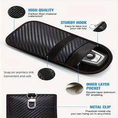 Signal Blocking Key Fob Protector Anti Theft Pouch