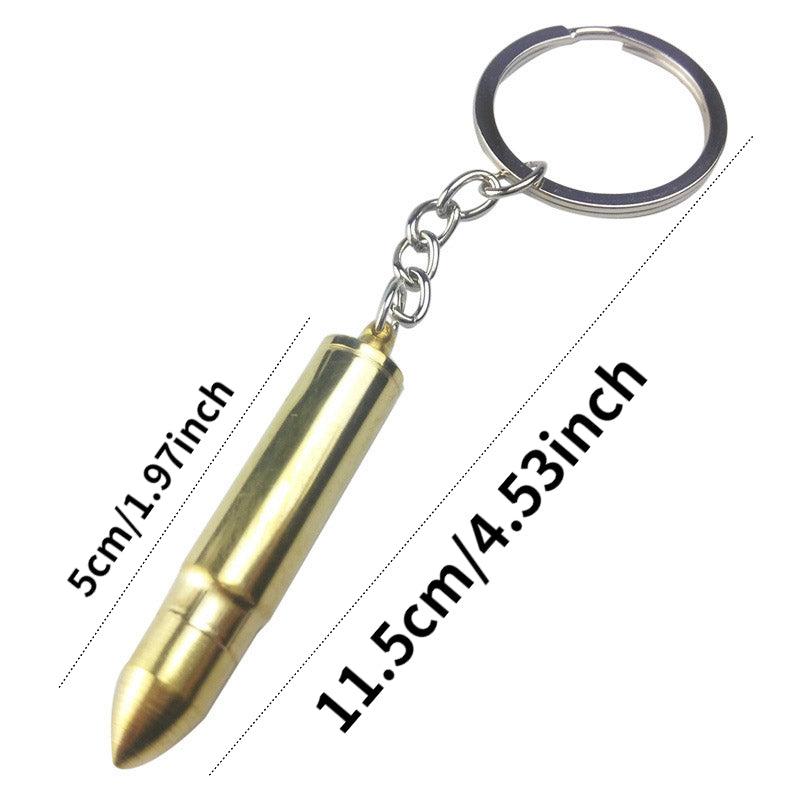 Bullet Keychain Earpick Spoon Keychain Couple Keyring