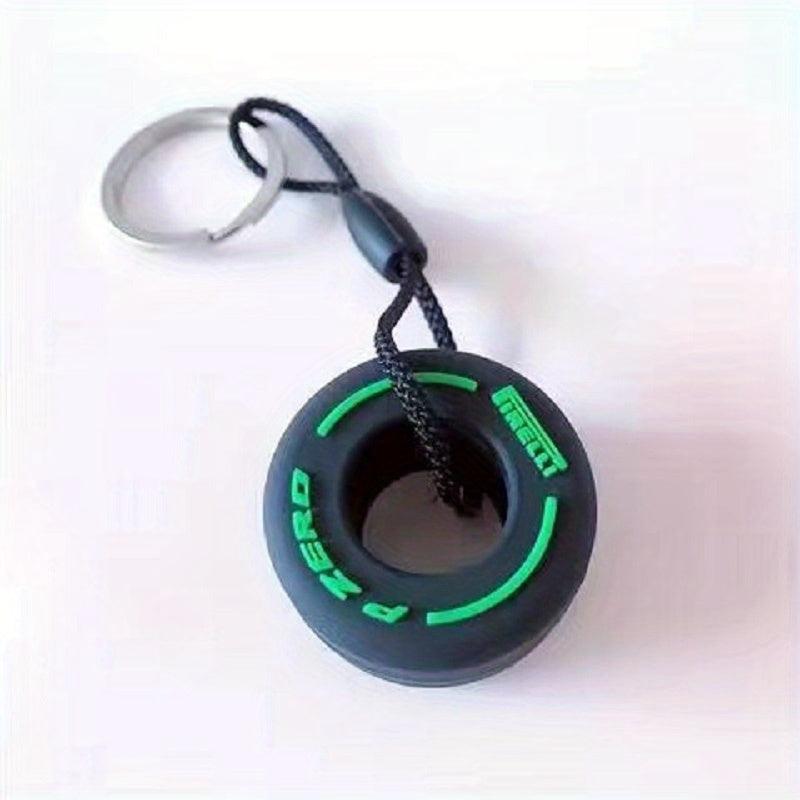 Rubber Tire Keychain Car Key Chain Couple Backpack Pendant