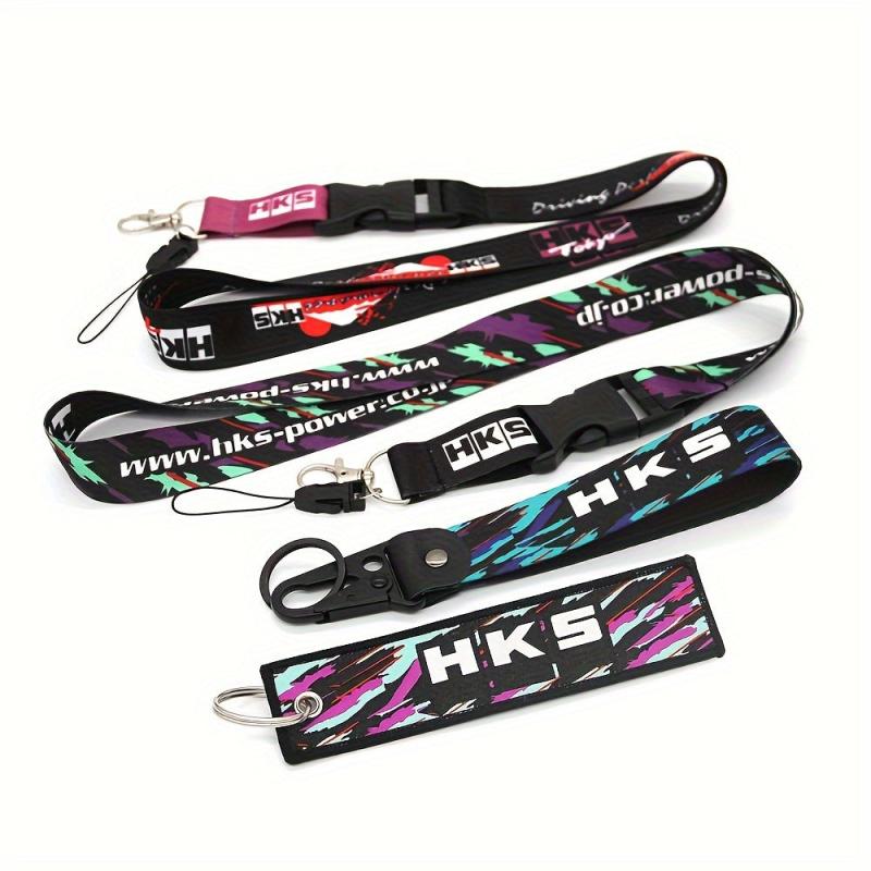 Long Style Keychain Lanyard Neck Straps Refitting Racing Key ID Holders