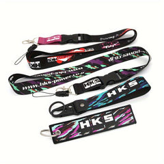 Long Style Keychain Lanyard Neck Straps Refitting Racing Key ID Holders