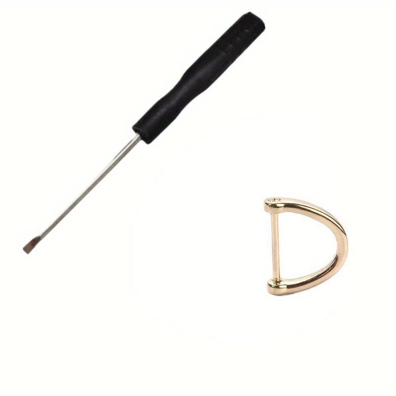 Screw Shackle Heavy D Rings Key Chain Holder