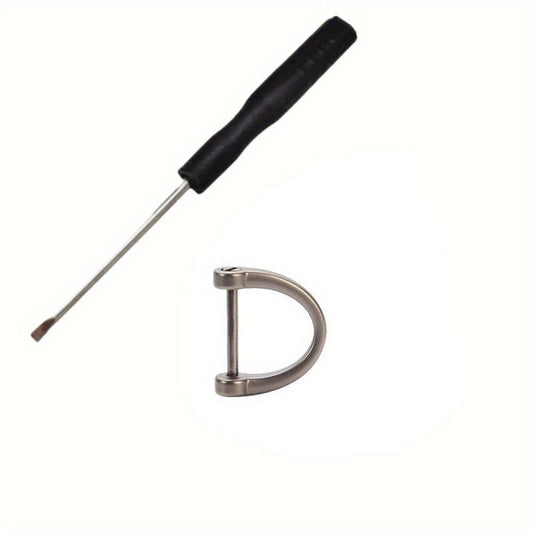 Screw Shackle Heavy D Rings Key Chain Holder