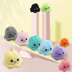 Octopus Keychain Double Sided Cartoon Plush Doll Pendant