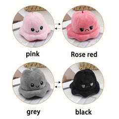 Octopus Keychain Double Sided Cartoon Plush Doll Pendant