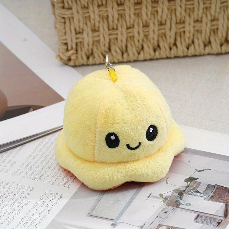 Octopus Keychain Double Sided Cartoon Plush Doll Pendant