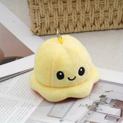 Octopus Keychain Double Sided Cartoon Plush Doll Pendant