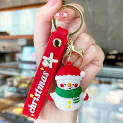 Christmas Keychain Female Cartoon Figure Bag Pendant Couple Gift