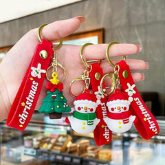 Christmas Keychain Female Cartoon Figure Bag Pendant Couple Gift