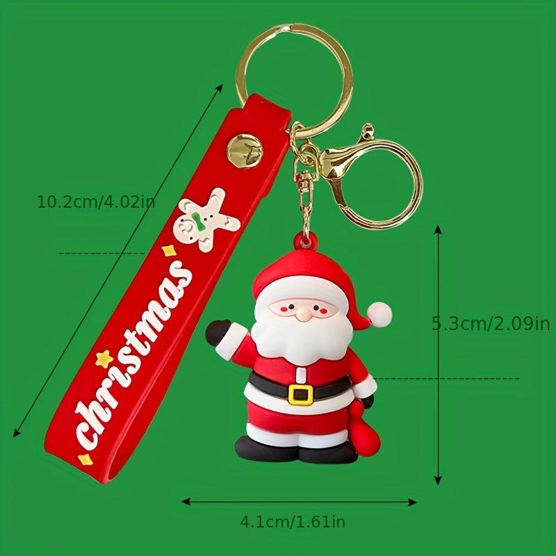 Christmas Keychain Female Cartoon Figure Bag Pendant Couple Gift